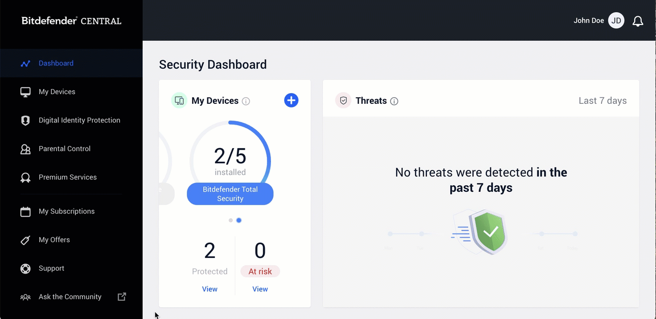 Bitdefender Slider 3